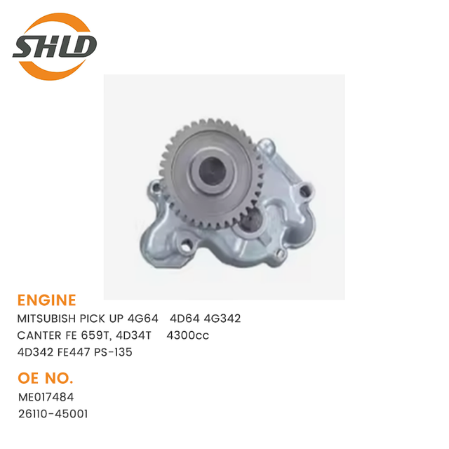 ME017484 26110-45001 YSK-MB1228 oilpump for ​MITSUBISH PICK UP 4G64 4D64 4G342 CANTER FE 659T, 4D34T 4300cc 4D342 FE447 PS-135