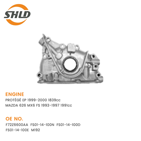 F72Z6600AA FS01-14-100N FS01-14-100D FS01-14-100E M192 OILPUMP FOR MAZDA 626 MX6 FS