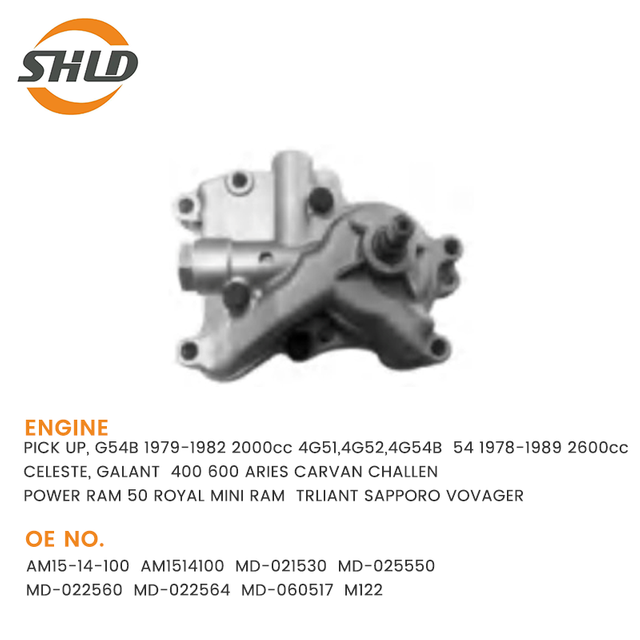 MD-025550 YSK-MB1066 MONTERO OILPUMP FOR MAZDA GALANT 4G52,4G54B,4G63B 