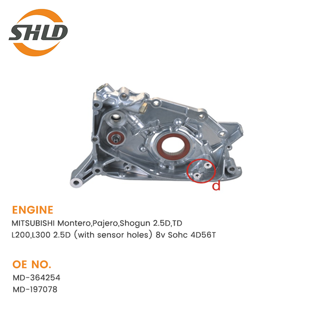 MD-364254 MD-197078 MD364254 MD197078 YSK-MB1214 OIL PUMP FOR MITSUBISHI Montero,Pajero, TD L200,L300 