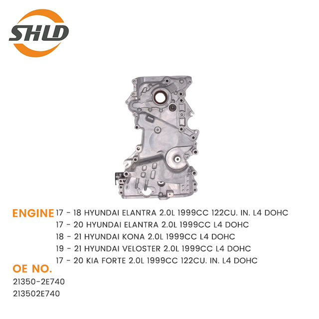21350-2E740 213502E740 YSK-HY1885 21350-2E700 21350-2E601 OILPUMP FOR HYUDANI ELANTRA 2016-2019 KONA 2018-2019 VELOSTER 2019