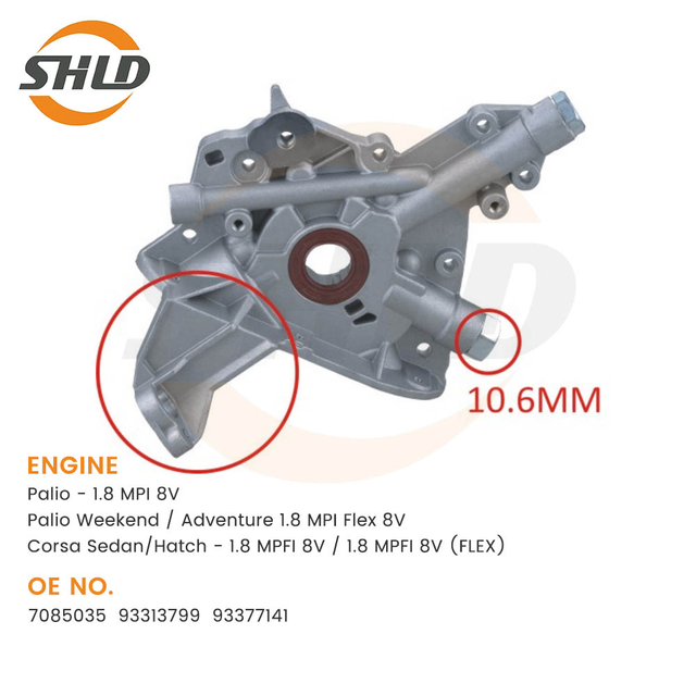 7085035 93313799 93377141 OILPUMP FOR GM Meriva - 1.8 MPFI 8V FIAT Palio - 1.8 MPI 8V