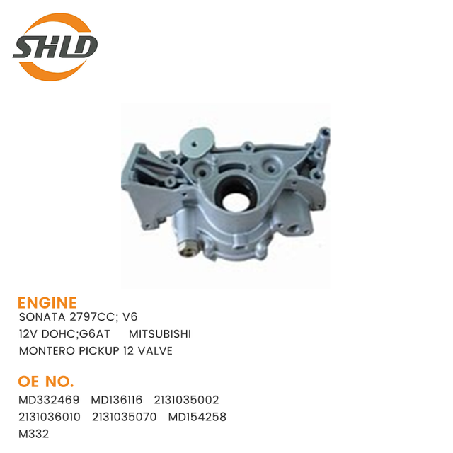 YSK-HY1431 MD332469 MD136116 2131035002 2131036010 2131035070 MD154258 M332 OILPUMP FOR HYUNDAI SONATA DOHC;G6AT MITSUBISHI MONTERO PICKUP 