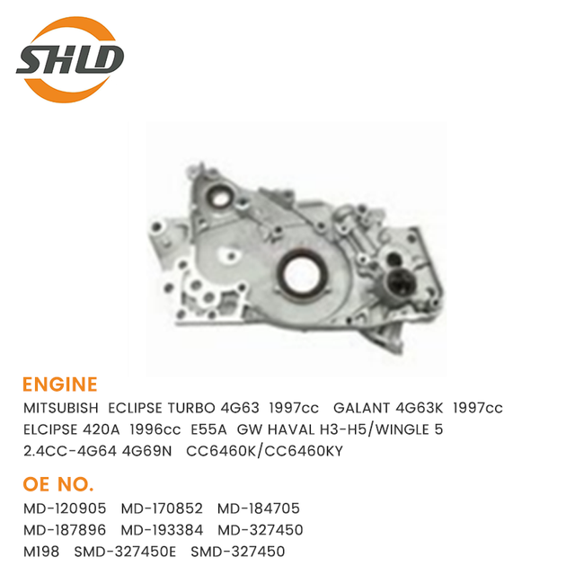 YSK-MB1085 MD-120905 MD-170852 MD-184705 MD-187896 MD-193384 MD-327450 M198 SMD-327450E SMD-327450 oilpump for MITSUBISH 4G63 
