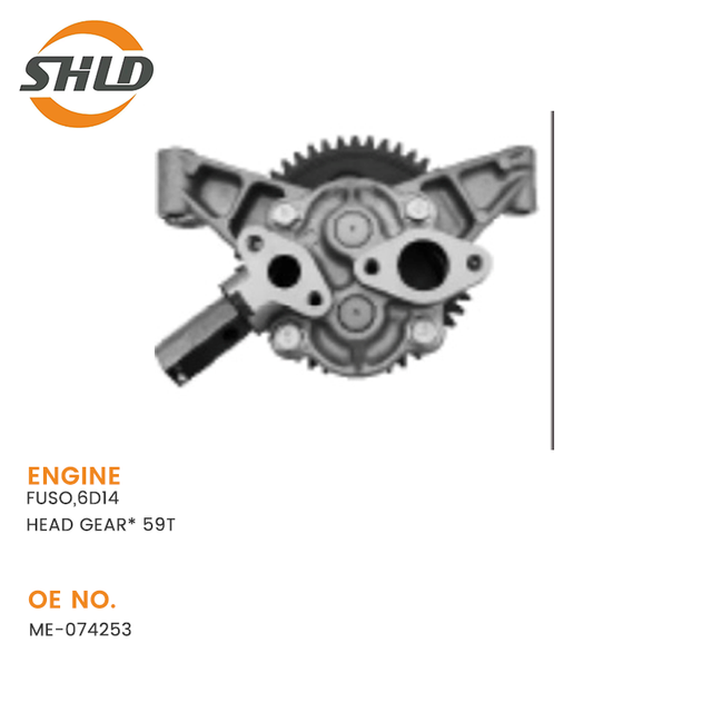 ME-074253 YSK-MB1158 OILPUMP FOR MITSUBISHI FUSO,6D14 HEAD GEAR* 59T