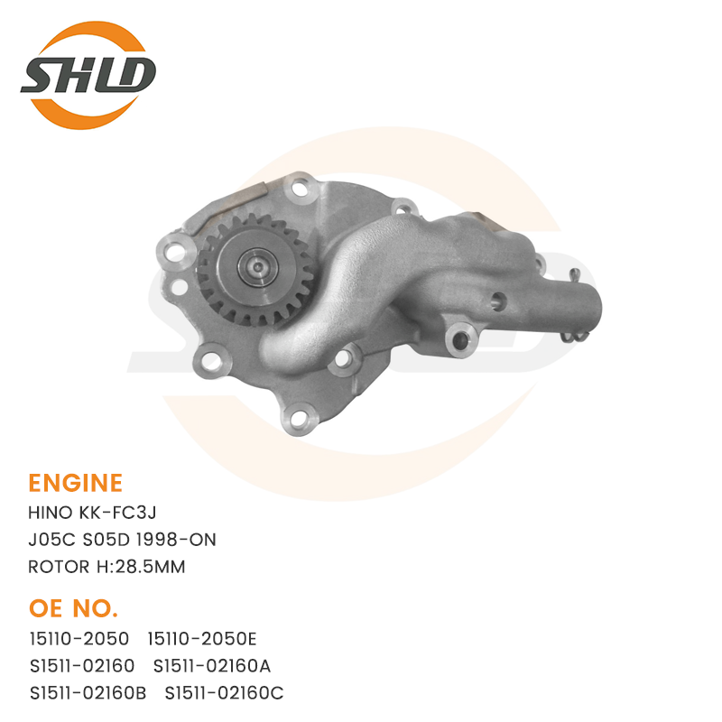 15110-2050 OilPump For HINO KK-FC3JJ05C S05D 1998-ONROTOR H:28.5MM