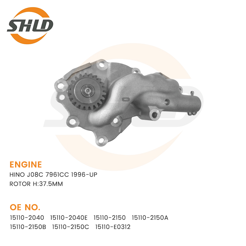 15110-2040 15110-2150 OilPump For HINO J08C 7961CC ROTOR H:37.5MM